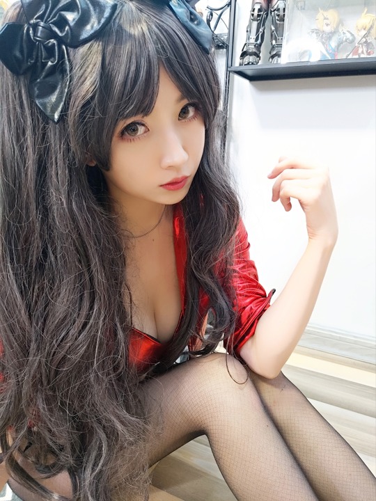 小女巫露娜_远坂凛cos_07