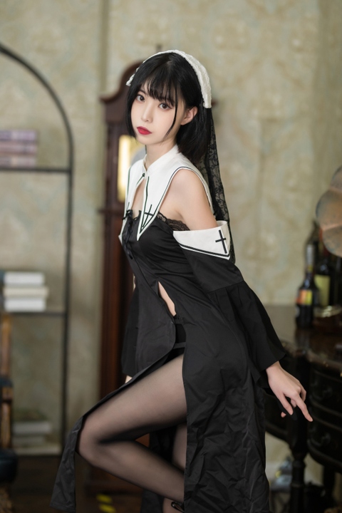 许岚LAN 修女黑丝