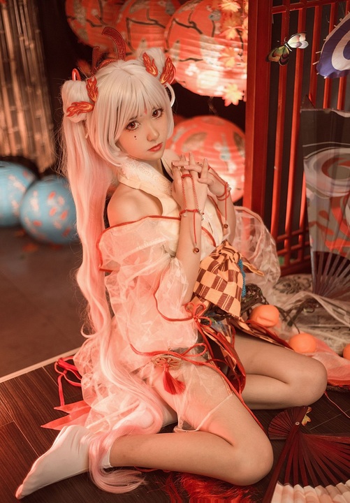 南桃Momoko-不知火和服