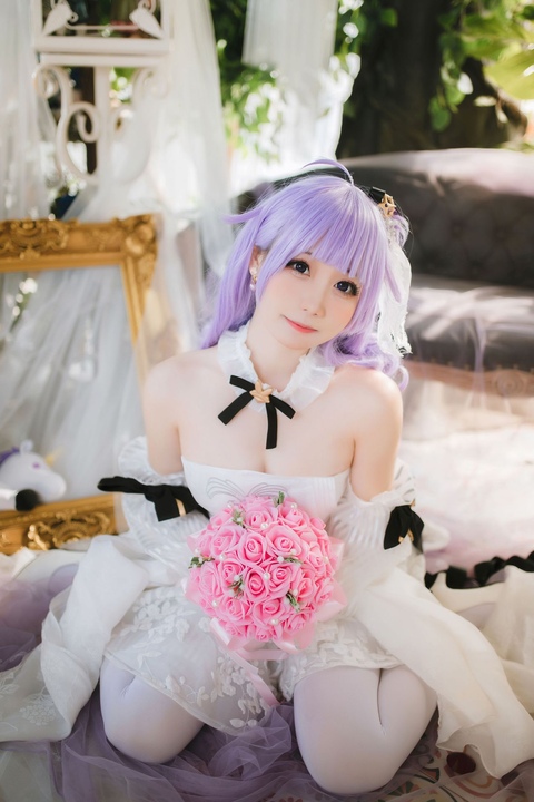 焖焖碳-独角兽婚纱