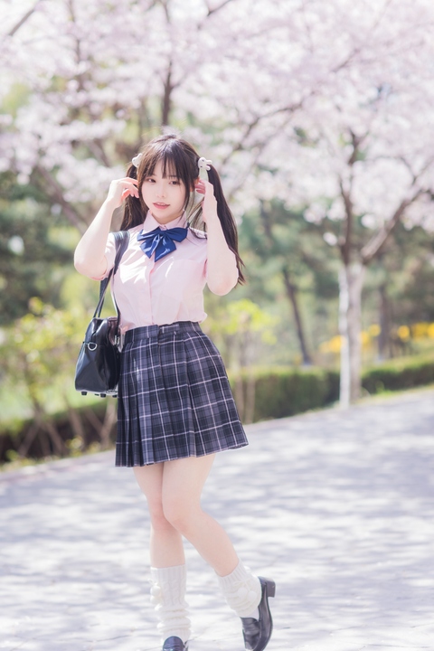 NO.011 樱花女友（艺宝宝的樱花JK）