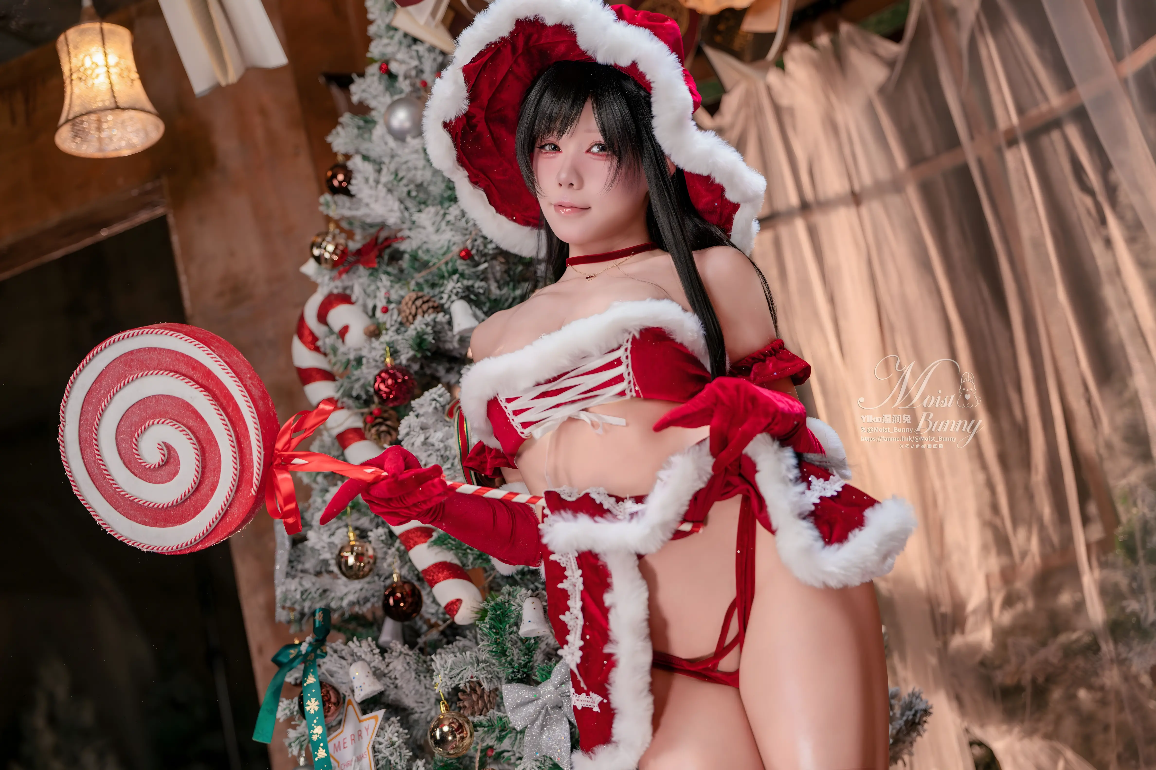 图片[3]-Yiko湿润兔 – 魔法圣诞星 [122P2V]套图下载：节日氛围下的创意cosplay分享-漫图社