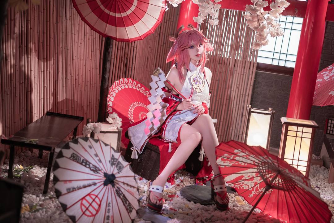 Natsuko夏夏子 原神 八重神子 [91P-618MB]-漫图社
