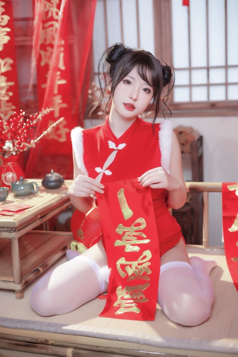 清水由乃 新年旗袍 [77P-769MB]-漫图社