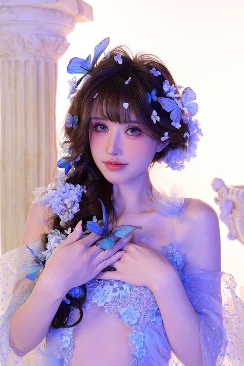 鹿八岁 · 蝶梦霓裳｜145P+视频 · 庄生晓梦迷蝴蝶的东方幻境-漫图社