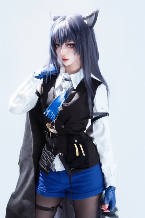 炭烤莉莉黑 - 明日方舟 德克萨斯 (1)