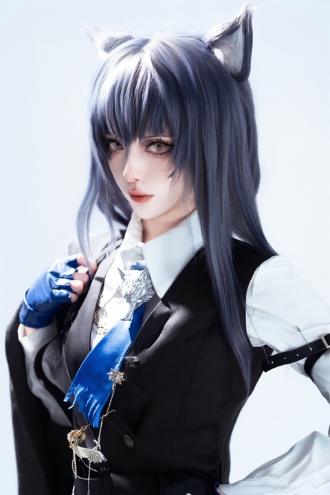 炭烤莉莉黑 - 明日方舟 德克萨斯 [14P-153MB]-漫图社