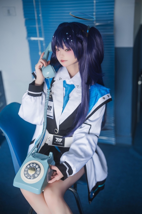 Irisuare_愛莉 – 碧蓝档案 优香 Cosplay 写真 [26P]-漫图社