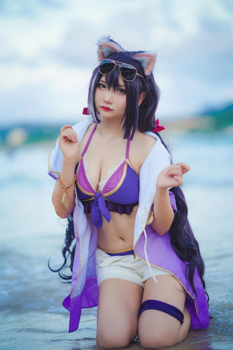 是一只熊仔吗《公主连结》凯露夏日 Cosplay写真 [19P]-漫图社