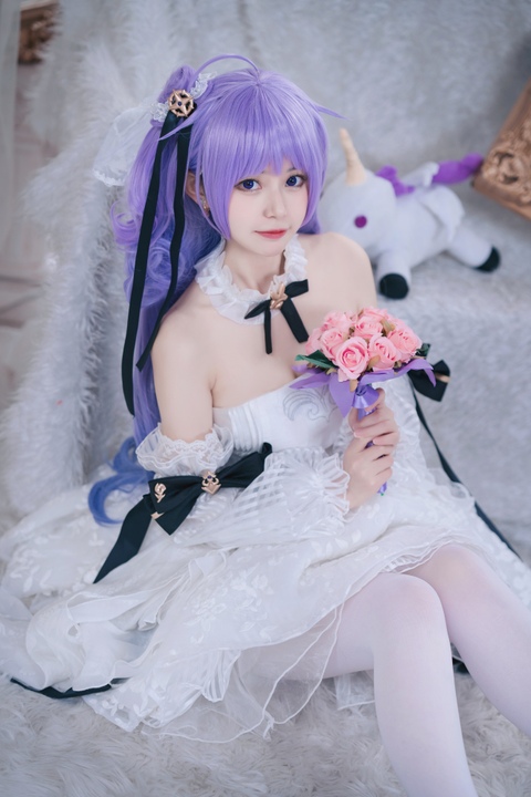 猫大人 – 《碧蓝航线》独角兽 花嫁 Cos写真集 [23P-273MB]-漫图社