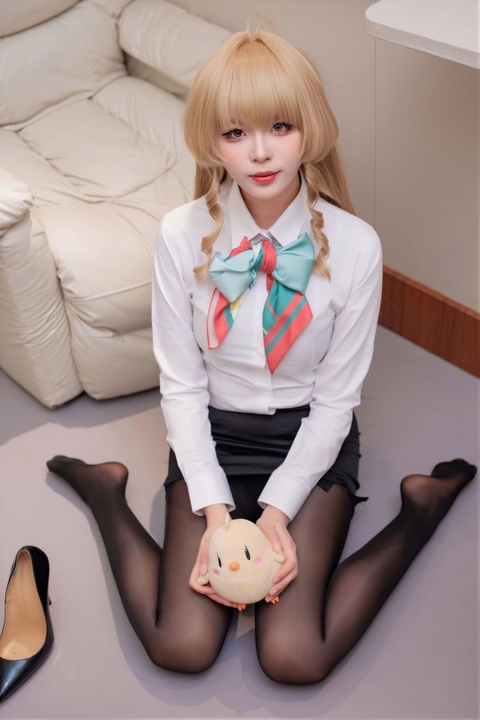 轩萧学姐 · 战舰少女 安德烈亚空姐｜50P+视频 · 制服诱惑与舰娘优雅的双重奏-漫图社