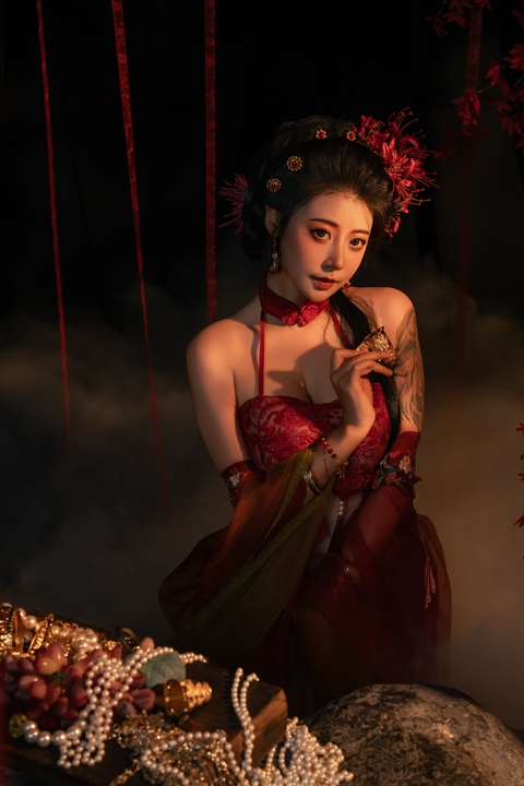 盛世惊鸿！奈汐酱nice 流丹：85P 1V 捕捉最摄人心魄的东方重工美学-漫图社